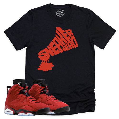 Dripping Sneakerhead Shirt | Retro Air Jordan 6 Toro Bravo Sneaker Match Tee