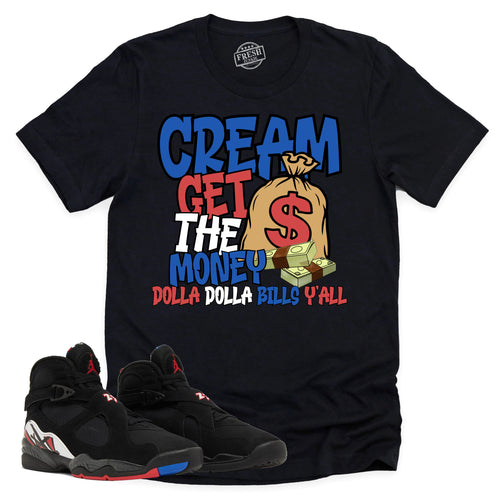 Cream Shirt | Air Jordan 8 Playoffs Sneaker Match Tee