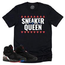 Load image into Gallery viewer, Sneaker Queen Shirt | Air Jordan 8 Playoffs Sneaker Match Tee