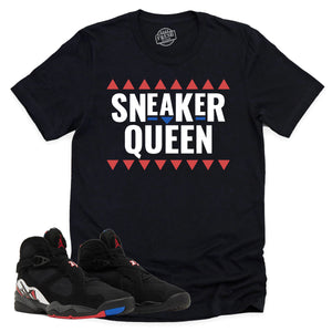 Sneaker Queen Shirt | Air Jordan 8 Playoffs Sneaker Match Tee