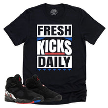 Load image into Gallery viewer, Fresh Kicks Daily Shirt | Air Jordan 8 Playoffs Sneaker Match Tee