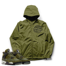 Load image into Gallery viewer, Certified Fresh | Retro Air Jordan 4 Craft Olive Windbreaker