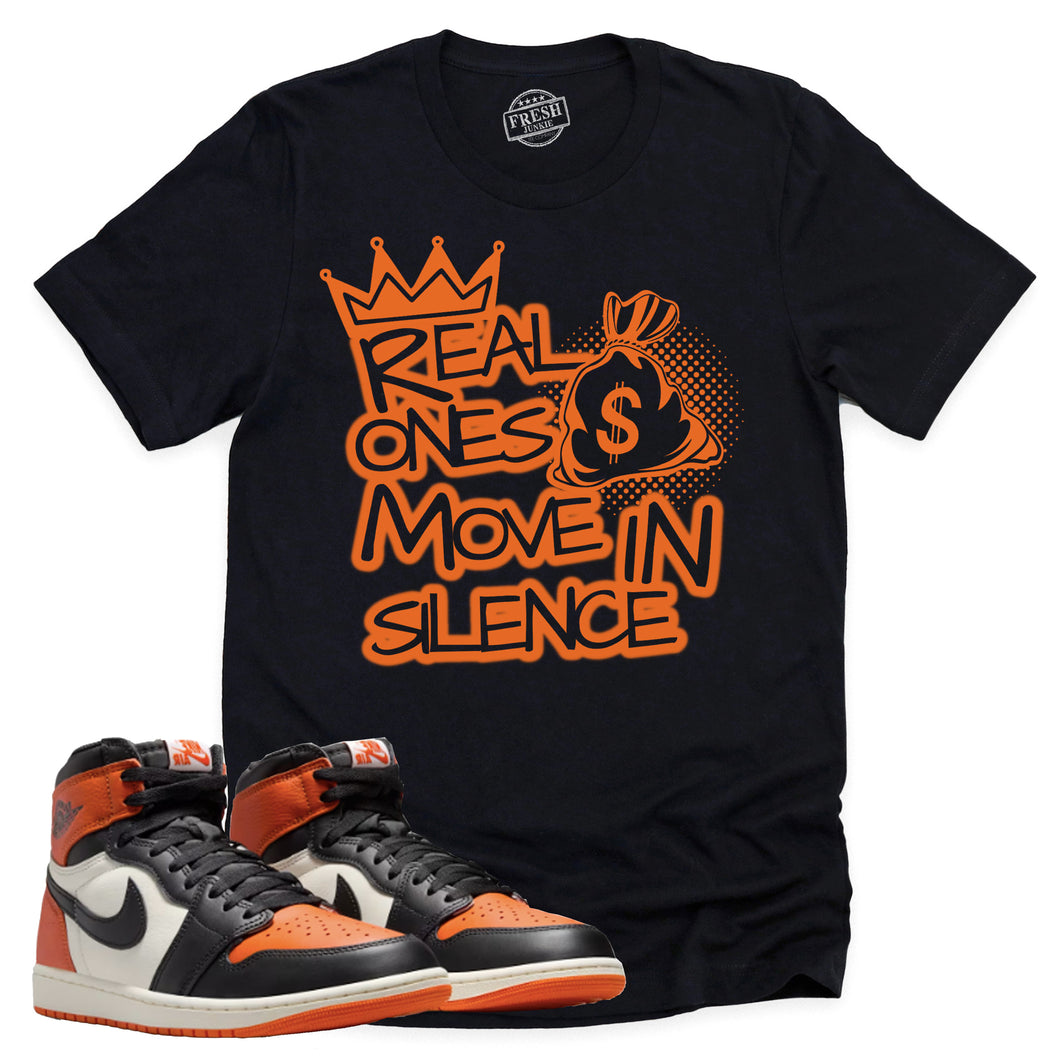 Real Ones Shirt | Retro Air Jordan 1 Shattered Backboard Sneaker Match Tee