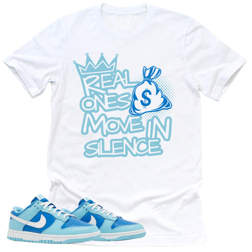 Real Ones Shirt | Retro Dunk Low Argon Sneaker Match Tee