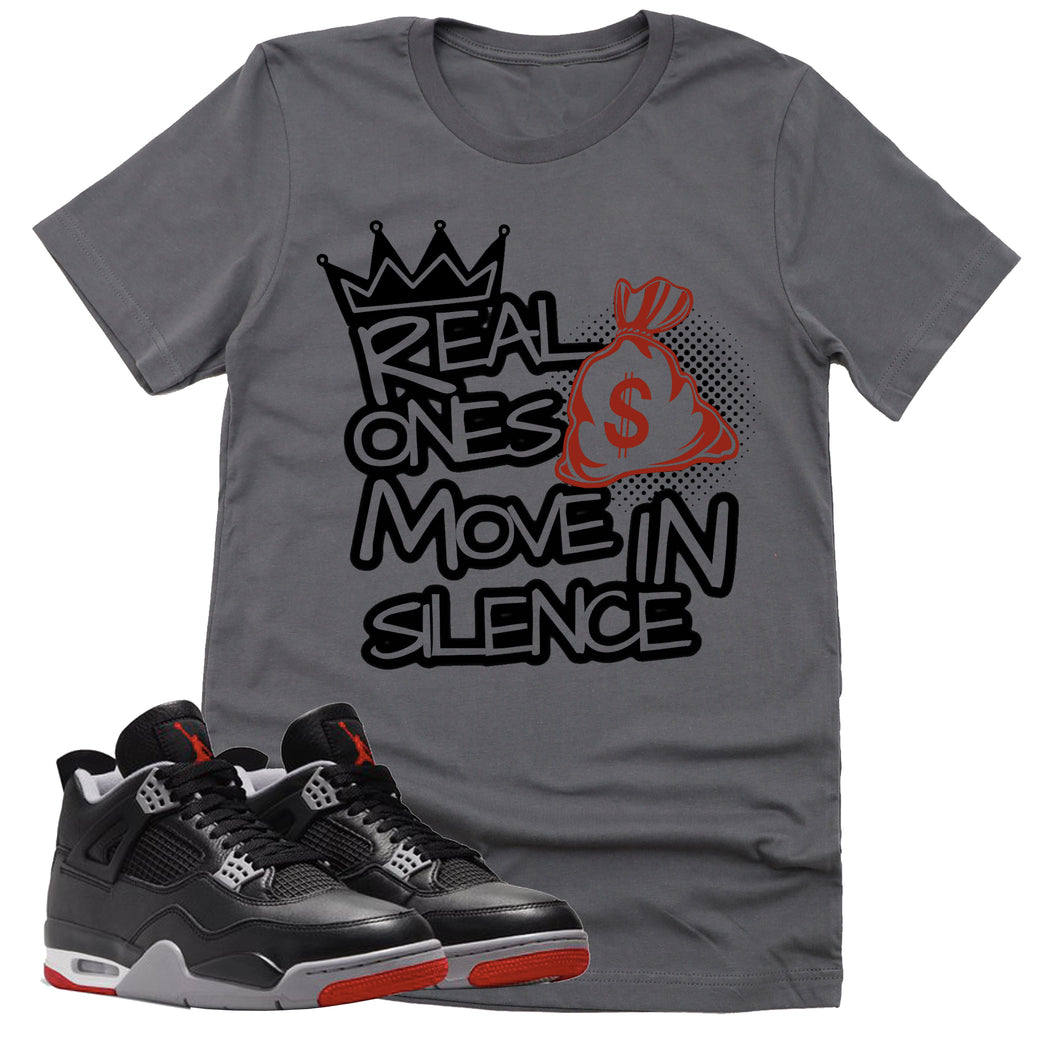 Real Ones Shirt | Retro Air Jordan 4 BRED Reimagined Sneaker Match Tee