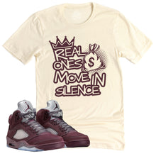 Load image into Gallery viewer, Real Ones Shirt | Air Jordan 5 Burgundy Sneaker Match Tee