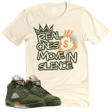 Load image into Gallery viewer, Real Ones Shirt | Air Jordan 5 Olive Sneaker Match Tee