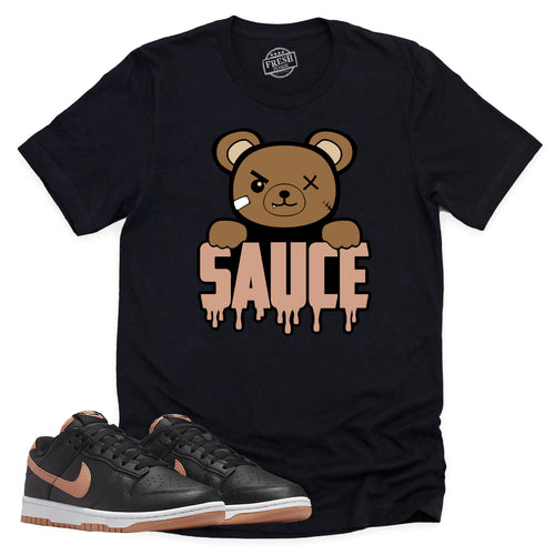 Sauce Shirt | Retro Dunk Low Amber Brown Sneaker Match Tee