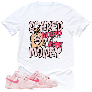 Scared Money Shirt | Retro Dunk Triple Pink Sneaker Match Tee