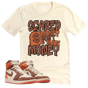 Scared Money Shirt | Air Jordan 1 Cacao Sneaker Match Tee