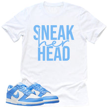 Load image into Gallery viewer, SneakHER Head Shirt | Retro Dunk Low University Blue Sneaker Match Tee