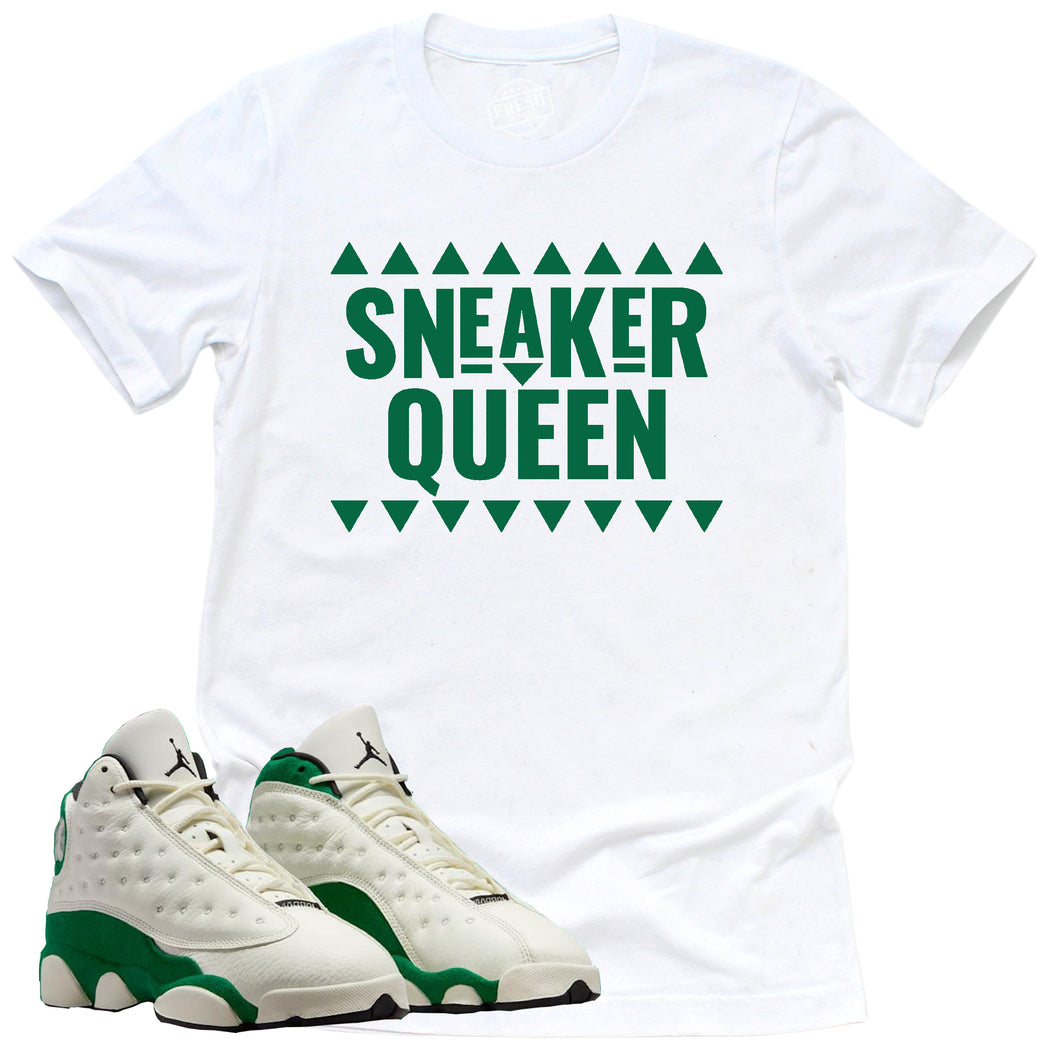 Sneaker Queen Shirt | Retro Air Jordan 13 Court Of Legends Sneaker Match Tee