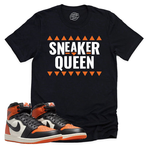 Sneaker Queen Shirt | Retro Air Jordan 1 Shattered Backboard Sneaker Match Tee