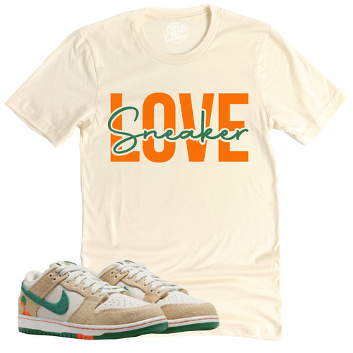 Sneaker Love Shirt | Retro Dunk Low Phantom and Malachite Sneaker Match Tee