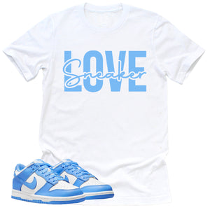 Sneaker Love Shirt | Retro Dunk Low University Blue Sneaker Match Tee