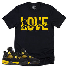 Load image into Gallery viewer, Sneaker Love Shirt | Retro Air Jordan 4 Thunder Sneaker Match Tee