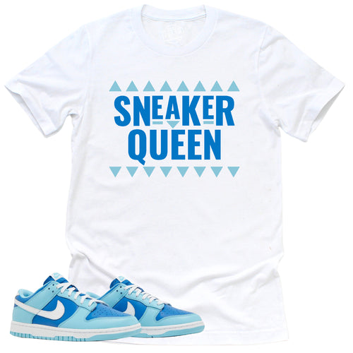 Sneaker Queen Shirt | Retro Dunk Low Argon Sneaker Match Tee