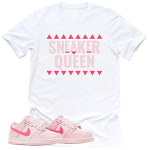 Sneaker Queen Shirt | Retro Dunk Triple Pink Sneaker Match Tee