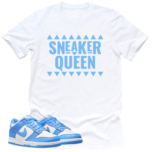 Sneaker Queen Shirt | Retro Dunk Low University Blue Sneaker Match Tee