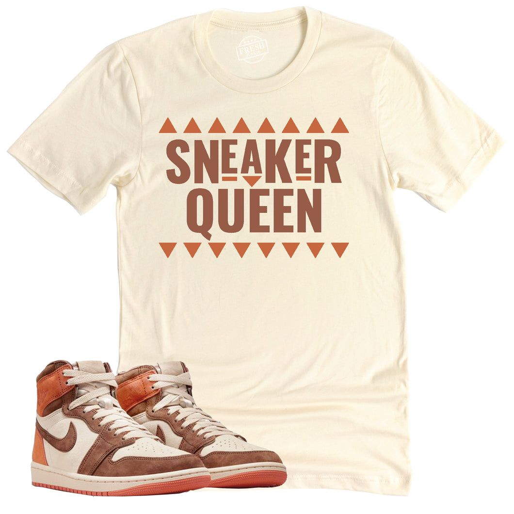 Sneaker Queen Shirt | Air Jordan 1 Cacao Sneaker Match Tee