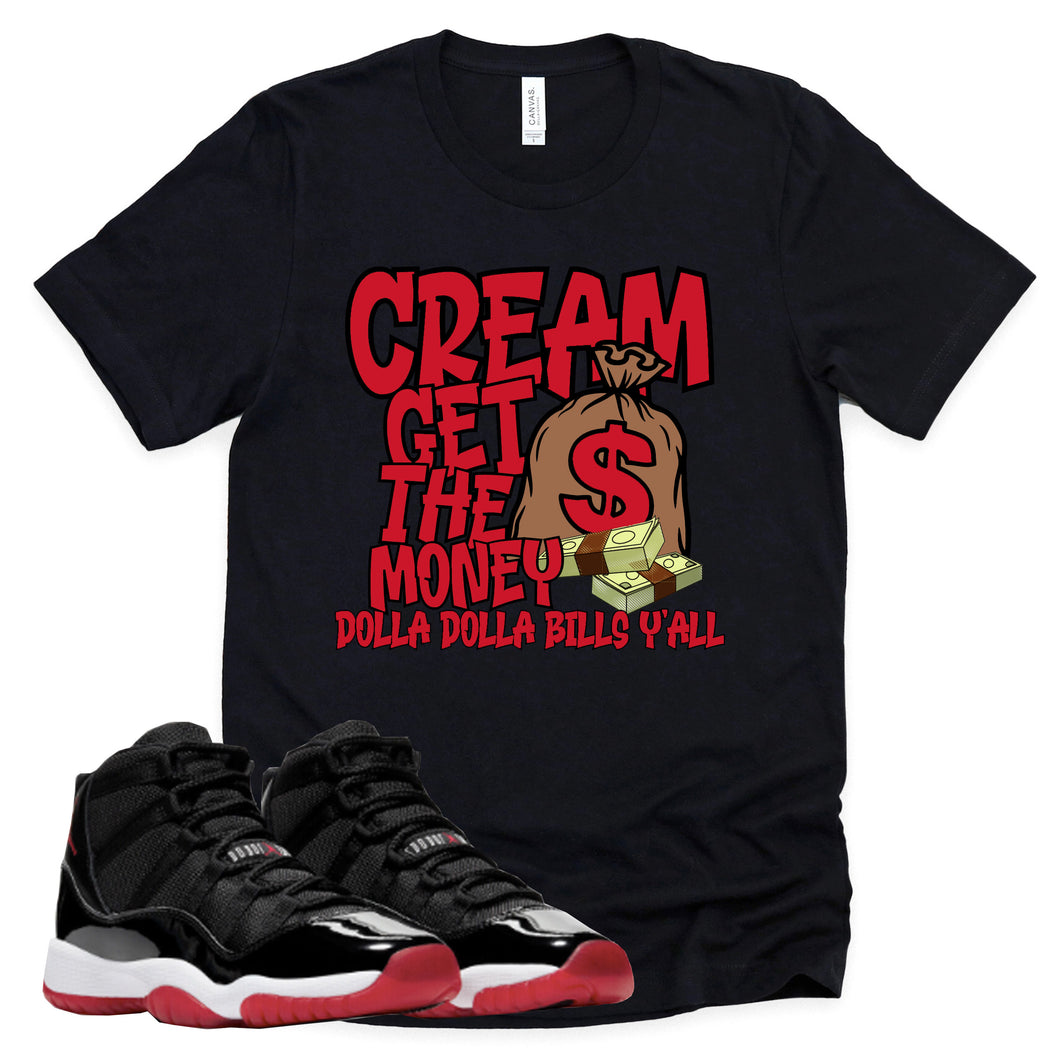 Cream | Retro Air Jordan 11 BRED Sneaker Match Tee