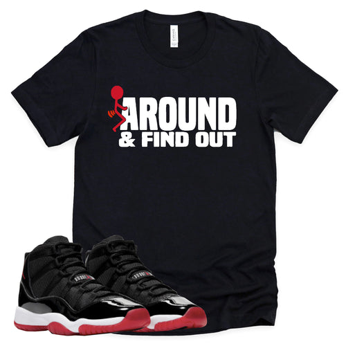 Find Out | Retro Air Jordan 11 BRED Sneaker Match Tee