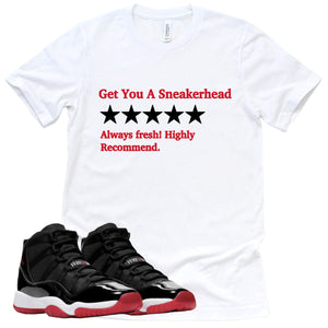 Get You A Sneakerhead | Retro Air Jordan 11 BRED Sneaker Match Tee