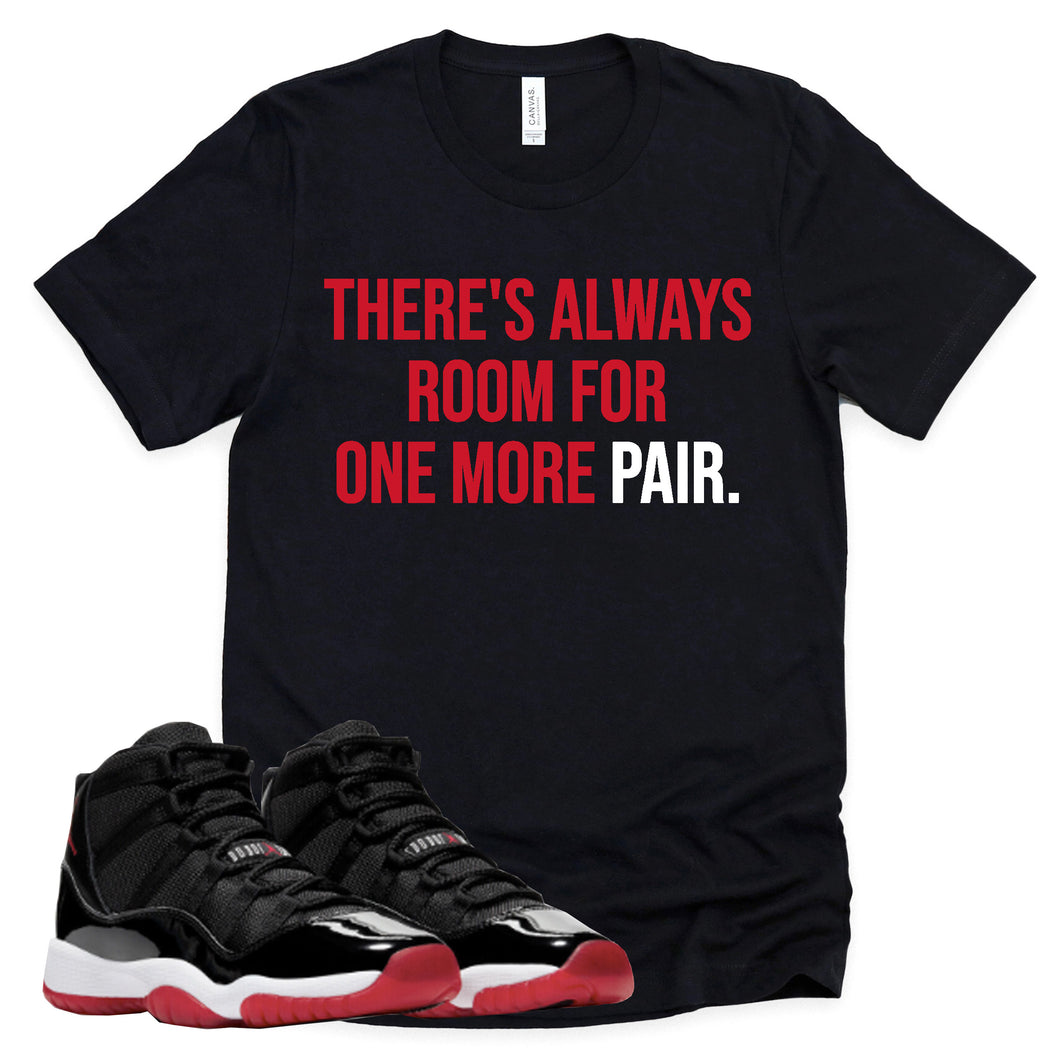 One More Pair | Retro Air Jordan 11 BRED Sneaker Match Tee