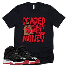 Load image into Gallery viewer, Scared Money | Retro Air Jordan 11 BRED Sneaker Match Tee