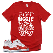 Load image into Gallery viewer, Can&#39;t You See | Retro Air Jordan 11 Cherry Red Sneaker Match Tee