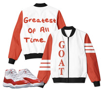 Load image into Gallery viewer, Greatest Of All Time (GOAT) | Retro Air Jordan 11 Cherry Red Jacket