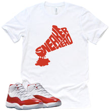 Load image into Gallery viewer, Sneakerhead Drip | Retro Air Jordan 11 Cherry Red Sneaker Match Tee