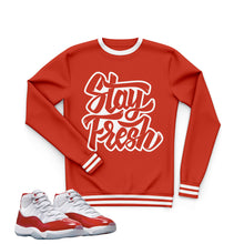 Load image into Gallery viewer, Stay Fresh | Retro Air Jordan 11 Cherry Red Sneaker Match Sweatshirt