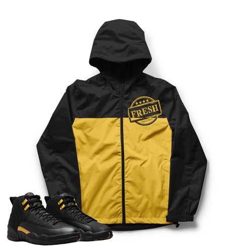 Certified Fresh | Retro Air Jordan 12 Black Taxi Windbreaker