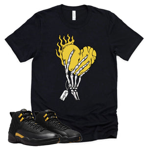 Cost Your Soul | Retro Air Jordan 12 Black Taxi Sneaker Match Tee