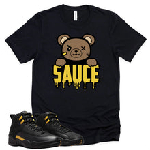 Load image into Gallery viewer, Sauce | Retro Air Jordan 12 Black Taxi Sneaker Match Tee