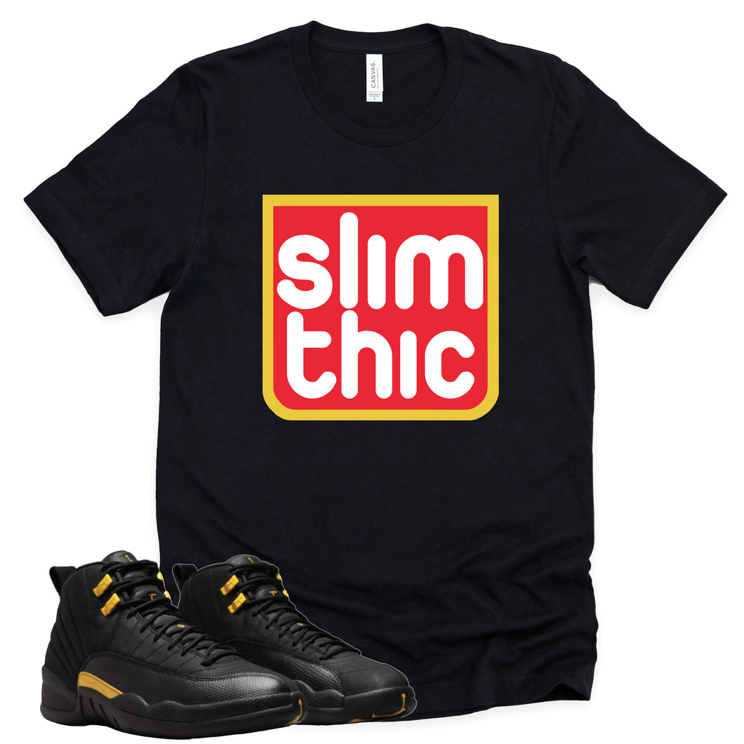 Slim Thic | Retro Air Jordan 12 Black Taxi Sneaker Match Tee