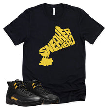 Load image into Gallery viewer, Sneakerhead Drip | Retro Air Jordan 12 Black Taxi Sneaker Match Tee