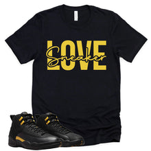 Load image into Gallery viewer, Sneaker Love | Retro Air Jordan 12 Black Taxi Sneaker Match Tee