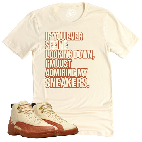 Admiring My Sneakers Shirt | Eastside Golf 12s Sneaker Match Tee