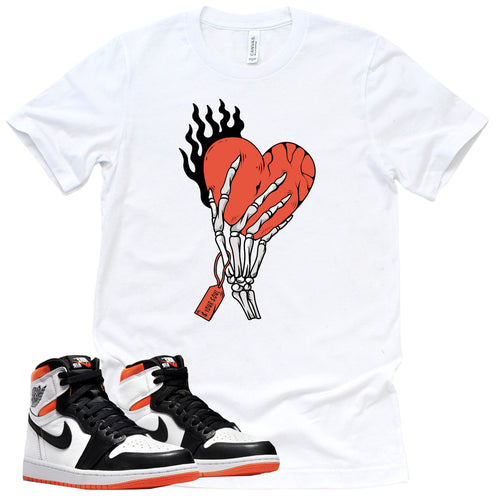 Cost Your Soul Shirt | Retro Air Jordan 1 Electro Orange Sneaker Match Tee