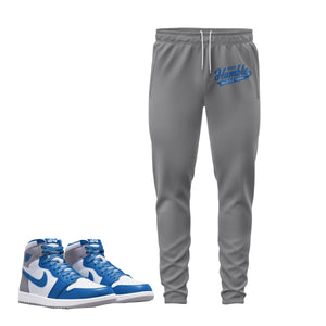 Stay Humble Hustle Hard | Retro Air Jordan 1 True Blue Joggers