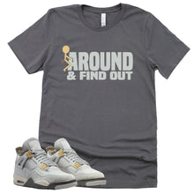 Load image into Gallery viewer, Find Out Shirt | Retro Air Jordan 4 Craft Photon Dust Sneaker Match Tee