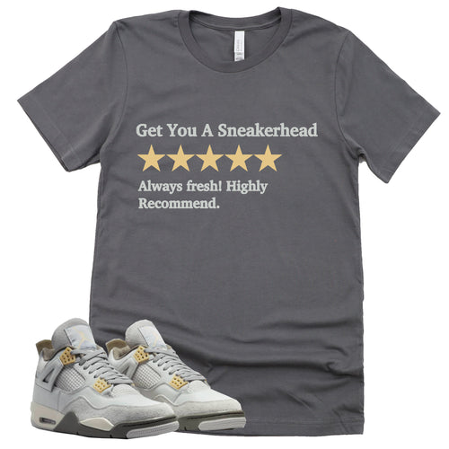 Get You A Sneakerhead Shirt | Retro Air Jordan 4 Craft Photon Dust Sneaker Match Tee