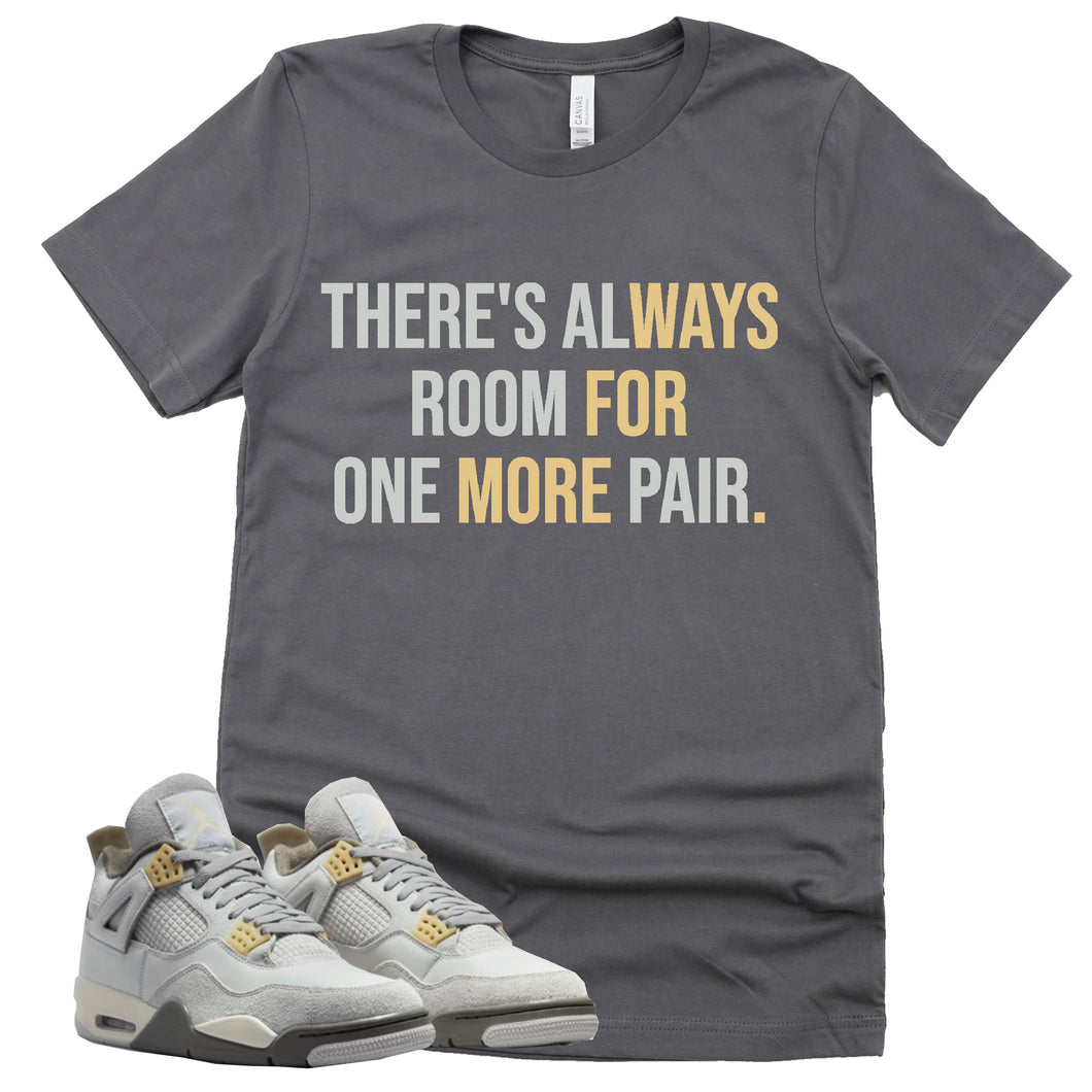 One More Pair Shirt | Retro Air Jordan 4 Craft Photon Dust Sneaker Match Tee