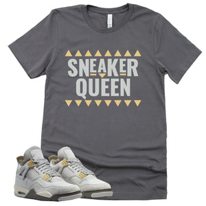 Sneaker Queen Shirt | Retro Air Jordan 4 Craft Photon Dust Sneaker Match Tee