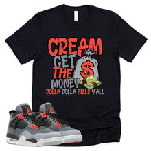 Load image into Gallery viewer, Cream Shirt | Retro Air Jordan 4 Infrared Sneaker Match Tee