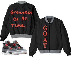 Greatest Of All Time (GOAT) | Retro Air Jordan 4 Infrared Jacket