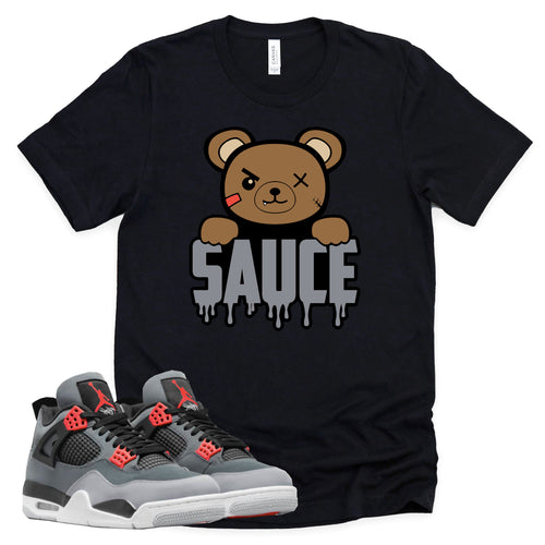 Sauce Shirt | Retro Air Jordan 4 Infrared Sneaker Match Tee