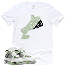 Load image into Gallery viewer, Dripping Sneakerhead Shirt | Retro Air Jordan 4 Oil Green Sneaker Match Tee